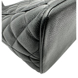 シャネル CHANEL 復刻トート A01804 6番台 ブラック シルバー金具 キャビアスキン レディース トートバッグ