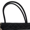シャネル CHANEL 復刻トート A01804 6番台 ブラック シルバー金具 キャビアスキン レディース トートバッグ