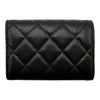 シャネル CHANEL スモールフラップウォレット AP0230 ブラック ゴールド金具 キャビアスキン レディース 三つ折り財布