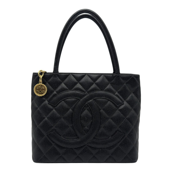 難あり　CHANEL　シャネル　トートバッグ シャネル CHANEL 復刻トート A01804 8番台 ブラック ゴールド金具