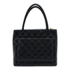 シャネル CHANEL 復刻トート A01804 8番台 ブラック ゴールド金具 キャビアスキン レディース トートバッグ