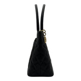 シャネル CHANEL 復刻トート A01804 8番台 ブラック ゴールド金具 キャビアスキン レディース トートバッグ