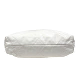 シャネル CHANEL CHANEL22 スモールバッグ AS3260 ホワイト　ゴールド金具 シャイニーカーフ レディース ショルダーバッグ