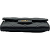 シャネル CHANEL マトラッセ フラップカードケース AP0214 ブラック ゴールド金具 ラムスキン レディース