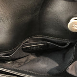 シャネル CHANEL マトラッセフラップベルトバッグ ブラック シルバー金具 ラムレザー レディース ショルダーバッグ