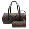 ルイ・ヴィトン LOUIS VUITTON パピヨン30 N51303 ブラウン ダミエ・レザー レディース ハンドバッグ