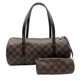 ルイ・ヴィトン LOUIS VUITTON パピヨン30 N51303 ブラウン ダミエ・レザー レディース ハンドバッグ