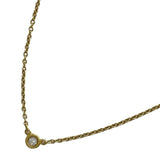 ティファニー TIFFANY＆CO バイザヤードネックレス ゴールド Au750 ダイヤモンド ジュエリー