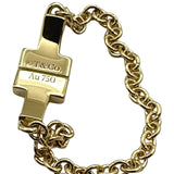 ティファニー TIFFANY＆CO TTWOチェーンリング ゴールド 750 ジュエリー