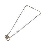 カルティエ Cartier ラブスリーフープダイヤネックレス ホワイトゴールド/ピンクゴールド 750 ダイヤモンド ジュエリー