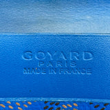 ゴヤール GOYARD マリニーウォレット ブルー シルバー金具 ゴヤールディンキャンバス レディース コインケース