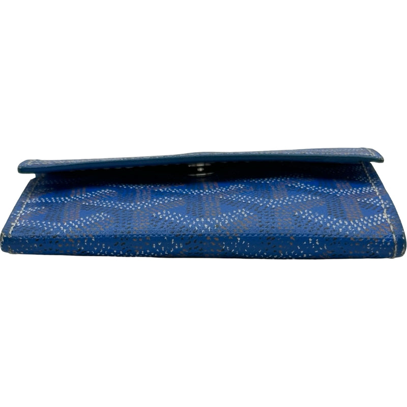 ゴヤール GOYARD マリニーウォレット ブルー シルバー金具 ゴヤール
