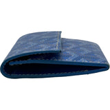 ゴヤール GOYARD マリニーウォレット ブルー シルバー金具 ゴヤールディンキャンバス レディース コインケース