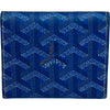 ゴヤール GOYARD マリニーウォレット ブルー シルバー金具 ゴヤールディンキャンバス レディース コインケース