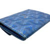 ゴヤール GOYARD マリニーウォレット ブルー シルバー金具 ゴヤールディンキャンバス レディース コインケース