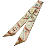 エルメス HERMES ツイリー FUNNYICECREAM マルチカラー シルク レディース スカーフ
