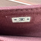 シャネル CHANEL ココマークフラグメントコインケース AP5306 ピンク ゴールド金具 ゴートスキン レディース カードケース
