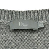 クリスチャン・ディオール Christian Dior オブリーク総柄 ニットセーター 1SBM24PULG グレー ウール レディース セーター