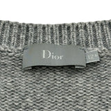 クリスチャン・ディオール Christian Dior オブリーク総柄 ニットセーター 1SBM24PULG グレー ウール レディース セーター