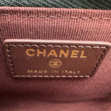 シャネル CHANEL クラシックジップカードケース AP3179 ブラック ゴールド金具 キャビアスキン レディース カードケース