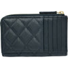 シャネル CHANEL クラシックジップカードケース AP3179 ブラック ゴールド金具 キャビアスキン レディース カードケース