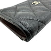 シャネル CHANEL クラシックジップカードケース AP3179 ブラック ゴールド金具 キャビアスキン レディース カードケース