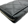 シャネル CHANEL クラシックジップカードケース AP3179 ブラック ゴールド金具 キャビアスキン レディース カードケース