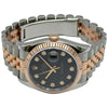 ロレックス ROLEX デイトジャスト 116231G ブラック ピンクゴールド/ステンレススチール 自動巻き メンズ 腕時計