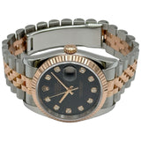 ロレックス ROLEX デイトジャスト 116231G ブラック ピンクゴールド/ステンレススチール 自動巻き メンズ 腕時計