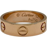 カルティエ Cartier ラブリング ピンクゴールド Au750 ジュエリー