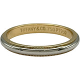 ティファニー TIFFANY＆CO ミルグレインリング ゴールド/プラチナ 750/PT950 ジュエリー