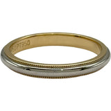 ティファニー TIFFANY＆CO ミルグレインリング ゴールド/プラチナ 750/PT950 ジュエリー