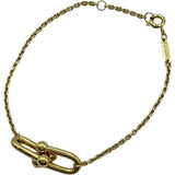 ティファニー TIFFANY＆CO ハードウェアダブルリングブレス ゴールド Au750 ジュエリー