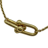 ティファニー TIFFANY＆CO ハードウェアダブルリングブレス ゴールド Au750 ジュエリー