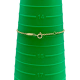 ティファニー TIFFANY＆CO ハードウェアダブルリングブレス ゴールド Au750 ジュエリー