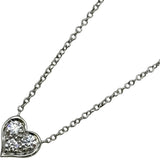 ティファニー TIFFANY＆CO センチメンタルハートネックレス プラチナ Pt950 ダイヤモンド ジュエリー