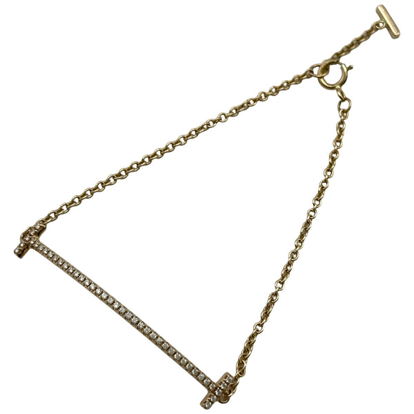 Tiffany & Co. Au750 18YG スマイルブレスレット ティファニー