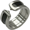 カルティエ Cartier C2リング ホワイトゴールド 750 ブラックラッカー ジュエリー