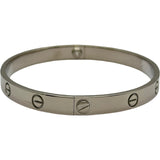 カルティエ Cartier ラブブレス ホワイトゴールド 750 ジュエリー