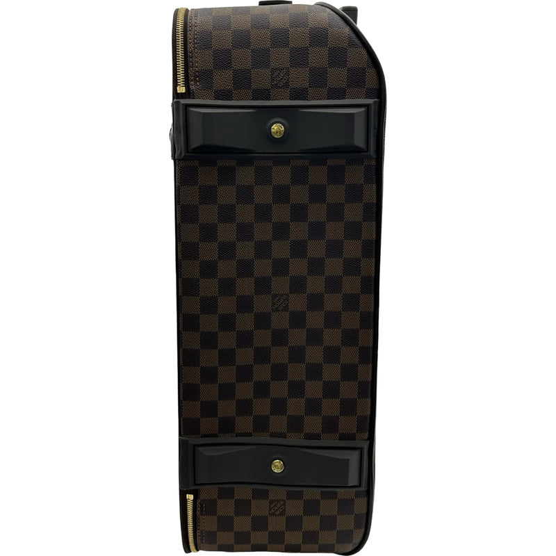 極美品 ルイヴィトン■ダミエ ペガス 55 N23294 レザー スーツケース ルイ・ヴィトン LOUIS VUITTON ペガス55 N23294 ブラウン ダミエ ユニ