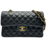 シャネル CHANEL マトラッセ 23 A01113 ブラック ゴールド金具 キャビアスキン レディース ショルダーバッグ