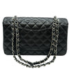シャネル CHANEL マトラッセ25 A01112 31番台 ブラック シルバー金具 キャビアスキン レディース ショルダーバッグ
