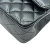 シャネル CHANEL マトラッセ25 A01112 31番台 ブラック シルバー金具 キャビアスキン レディース ショルダーバッグ