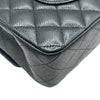 シャネル CHANEL マトラッセ25 A01112 31番台 ブラック シルバー金具 キャビアスキン レディース ショルダーバッグ