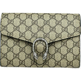 グッチ GUCCI ディオニュソスチェーンウォレット 401231 ブラウン GGスプリームキャンバス レディース ウォレットチェーン