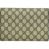 グッチ GUCCI ディオニュソスチェーンウォレット 401231 ブラウン GGスプリームキャンバス レディース ウォレットチェーン
