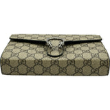 グッチ GUCCI ディオニュソスチェーンウォレット 401231 ブラウン GGスプリームキャンバス レディース ウォレットチェーン