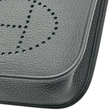 エルメス HERMES エヴリンTPM W刻印 ブラック シルバー金具 トリヨン レディース ショルダーバッグ