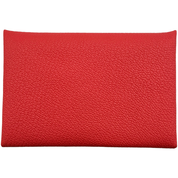 エルメス HERMES カルヴィ ヴェルソ U刻印 ローズテキサス