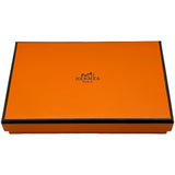 エルメス HERMES カルヴィ ヴェルソ U刻印 ローズテキサス/キューイブル シルバー金具 シェーブル レディース カードケース